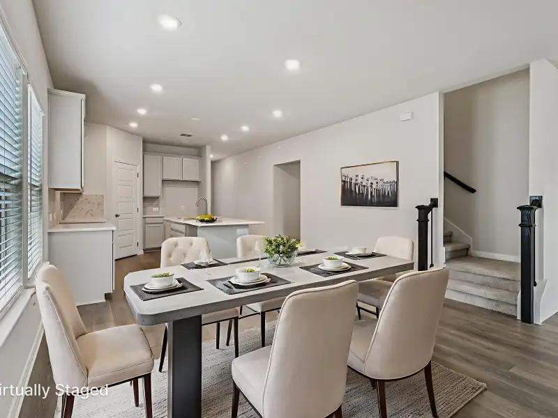 Furnished interior view inside a new home in Sagebrooke - Premier Series, San Antonio (Image 3). Furnished interior view inside a new home in Sagebrooke - Premier Series, San Antonio (Image 3).