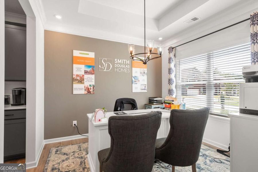Furnished interior view inside a new home in Cobblestone Crossing Commons, Byron (Image 4).