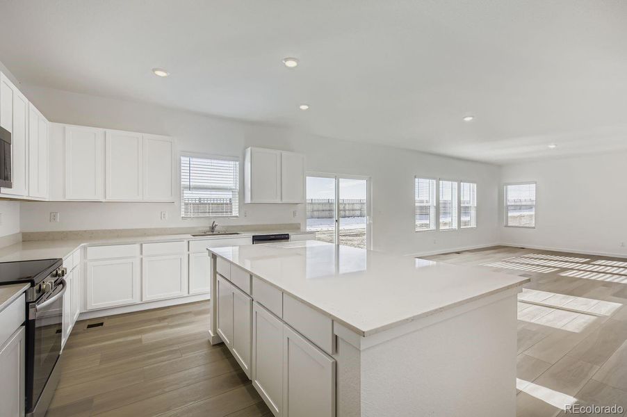 Furnished interior view inside a new home in Ledge Rock: The Camden Collection, Johnstown (Image 5).