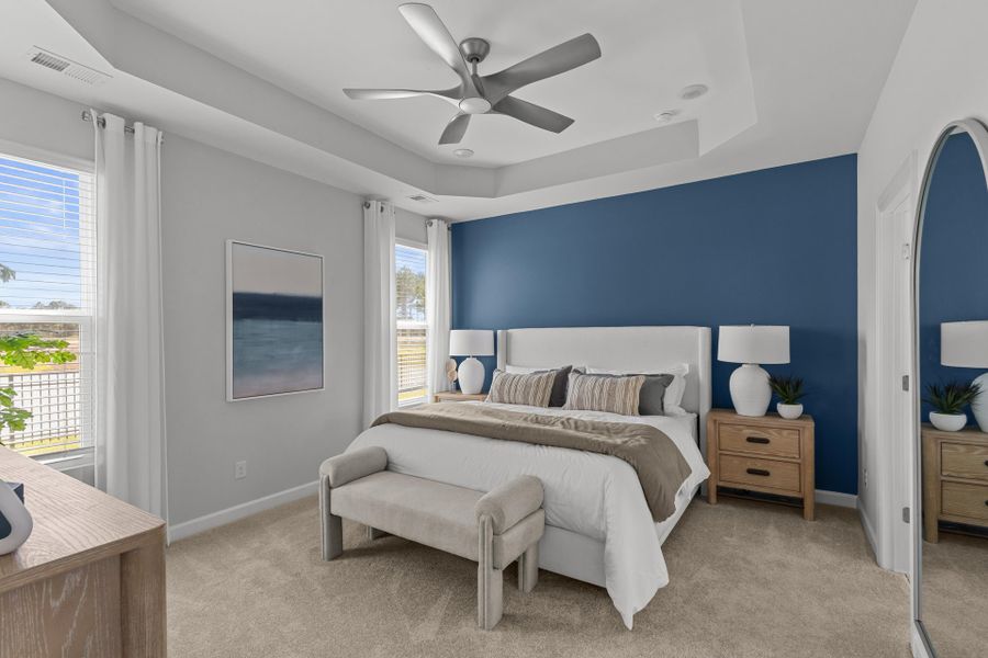 Representative furnished interior of a home built from the The Orchid by Chesapeake Homes in Coastal Club of the Carolinas, Calabash (Image 33).