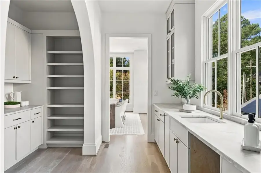 Furnished interior view inside a new home in , Atlanta (Image 47).