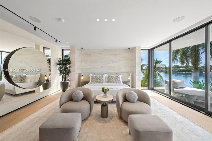Furnished interior view inside a new home in , Miami Beach (Image 3). Furnished interior view inside a new home in , Miami Beach (Image 3).