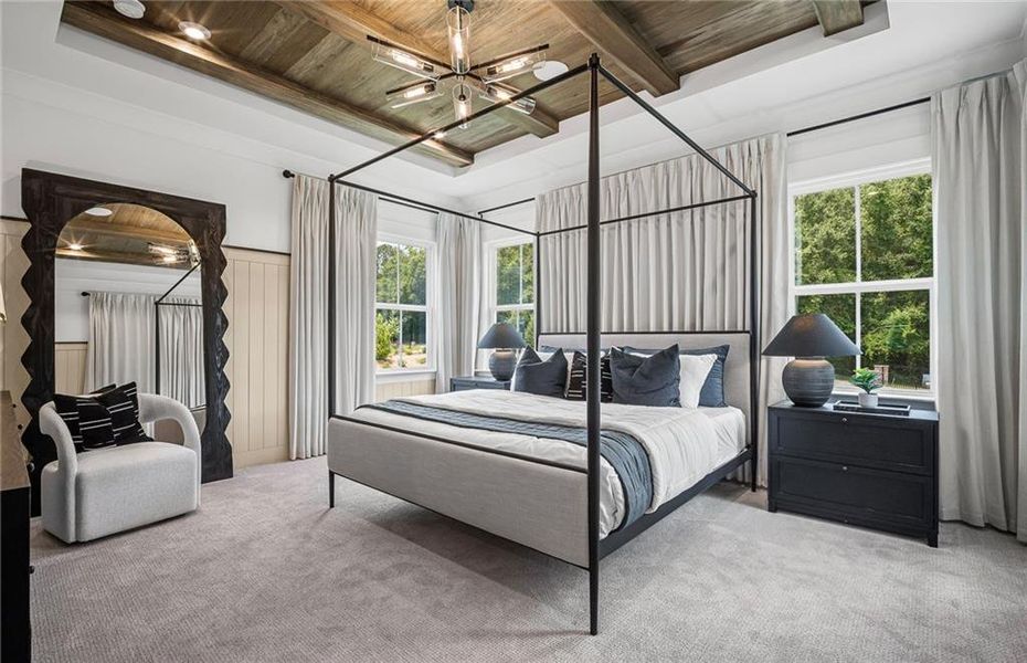 Furnished interior view inside a new home in , Cumming (Image 21).