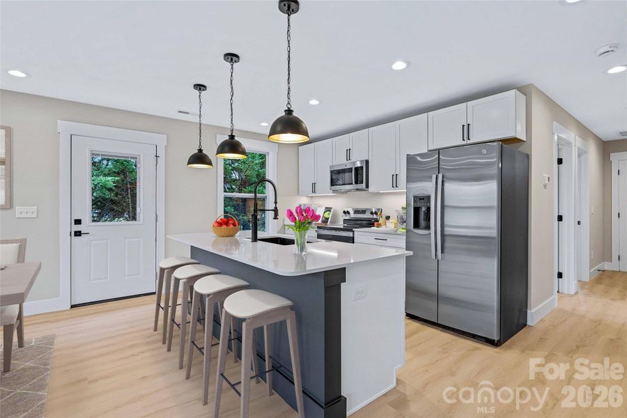 Furnished interior view inside a new home in , Canton (Image 30).