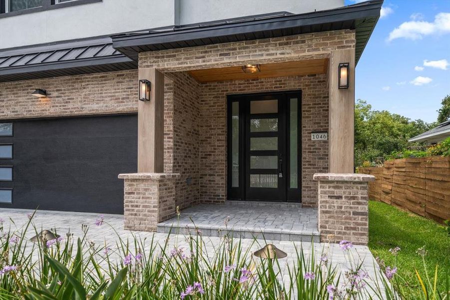 Front exterior of a new home in , Dunedin, FL, highlighting curb appeal (Image 23). Front exterior of a new home in , Dunedin, FL, highlighting curb appeal (Image 23).