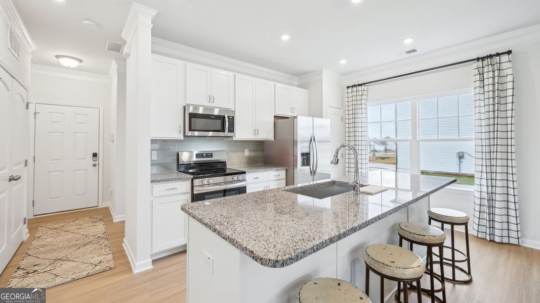 Furnished interior view inside a new home in Maddox Station, Eatonton (Image 22).