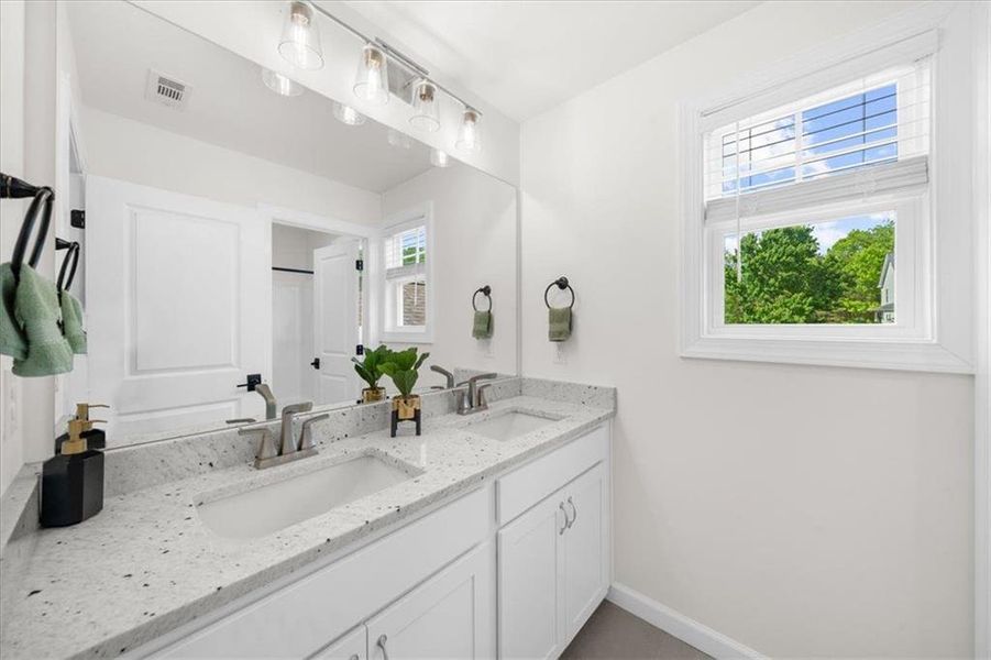 Furnished interior view inside a new home in , Cleveland (Image 37).