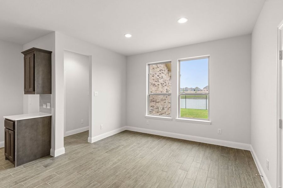 Representative exterior photo of a completed home built from the Newport by Impression Homes in Mercer Meadows, Royse City, TX (Image 12). Representative exterior photo of a completed home built from the Newport by Impression Homes in Mercer Meadows, Royse City, TX (Image 12).