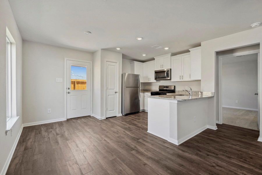Furnished interior view inside a new home in Vacek Country Meadows, Richmond (Image 4).