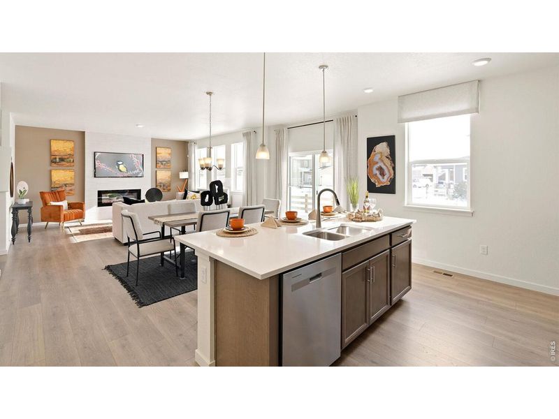 Furnished interior view inside a new home in Hansen Farm, Fort Collins (Image 24).