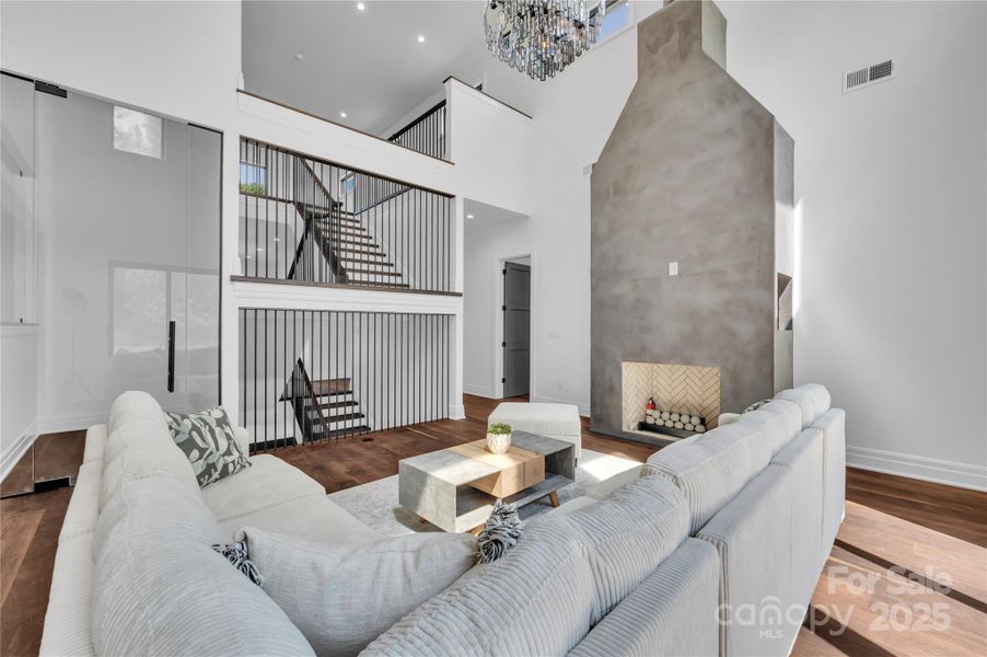 Furnished interior view inside a new home in , Charlotte (Image 4). Furnished interior view inside a new home in , Charlotte (Image 4).