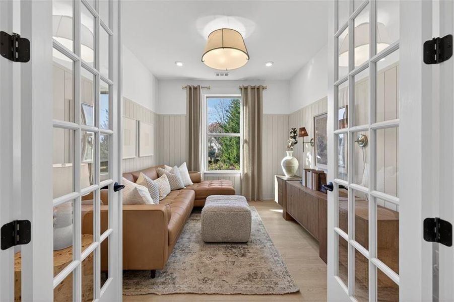 Furnished interior view inside a new home in Del Webb Chateau Elan, Hoschton (Image 7).