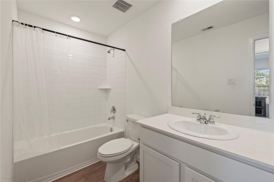 Furnished interior view inside a new home in Sterling Point at Baytown Crossings: Watermill Collection, Baytown (Image 12).