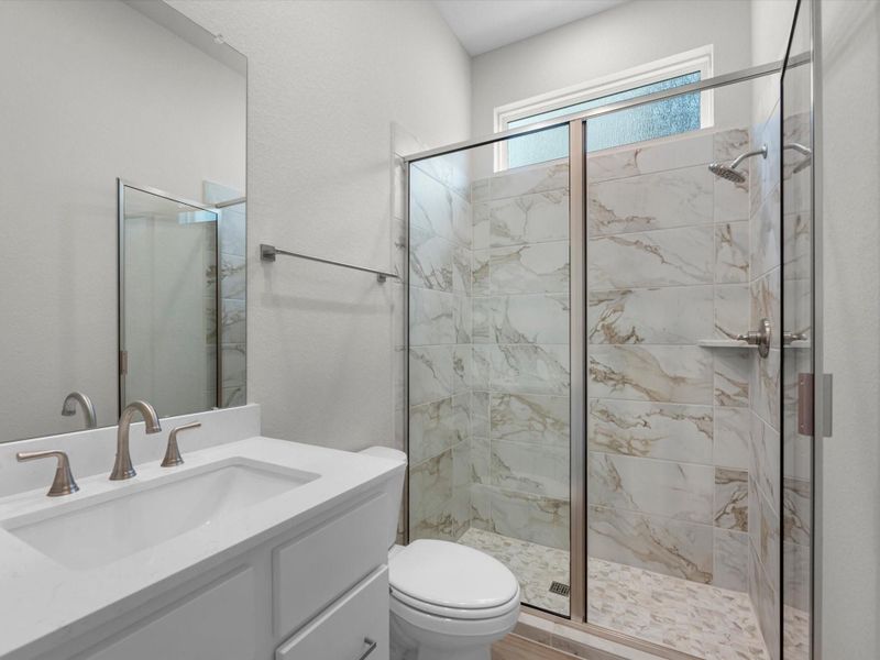 Furnished interior view inside a new home in Dunham Pointe, Cypress (Image 9).