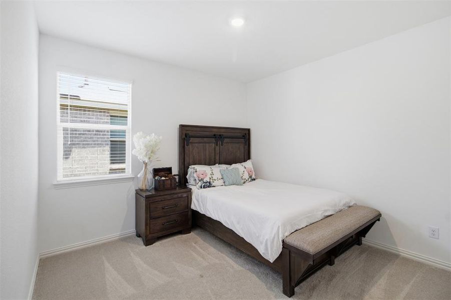 Furnished interior view inside a new home in Kings Ridge, Denton (Image 32). Furnished interior view inside a new home in Kings Ridge, Denton (Image 32).