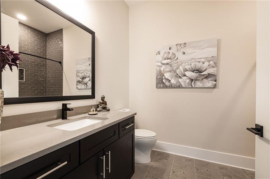 Furnished interior view inside a new home in , Atlanta (Image 56).