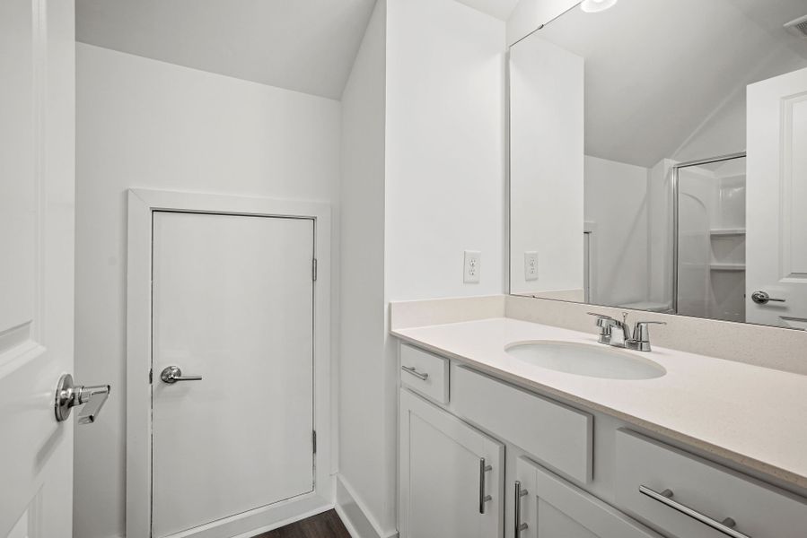 Furnished interior view inside a new home in West End Heights, Charlotte (Image 13).