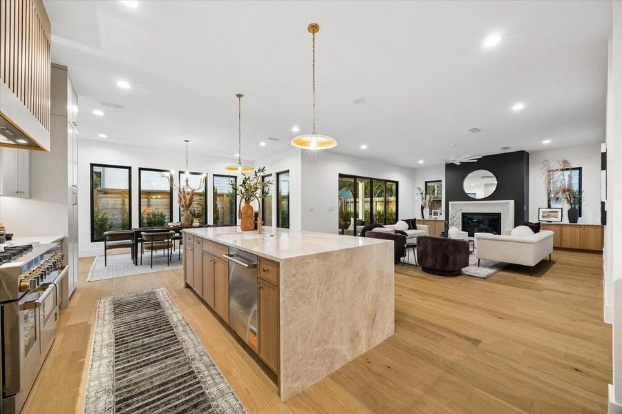 Furnished interior view inside a new home in , Houston (Image 13).