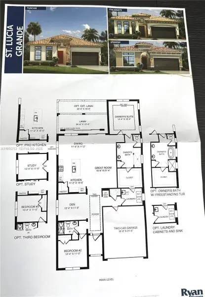 2D floor plan layout of this home in , Parkland, FL (Image 5).