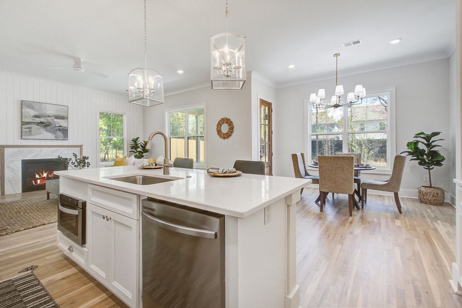 Furnished interior view inside a new home in , Mount Pleasant (Image 14).