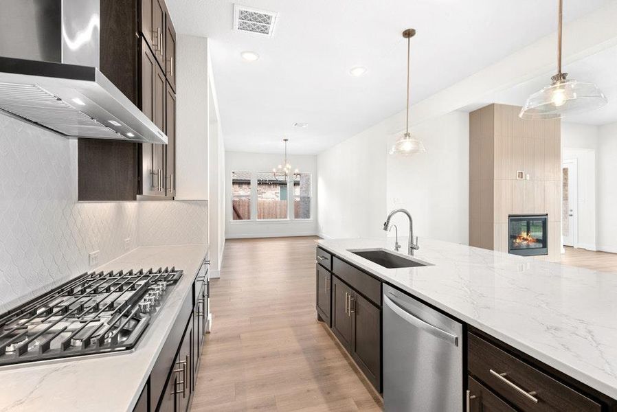 Furnished interior view inside a new home in Santa Rita Ranch, Liberty Hill (Image 14).