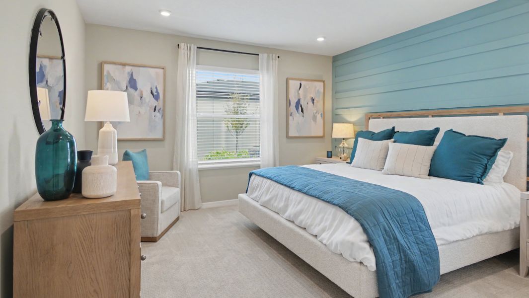 Representative furnished interior of a home built from the Lexington by Maronda Homes in Malabar Springs, Palm Bay (Image 25).