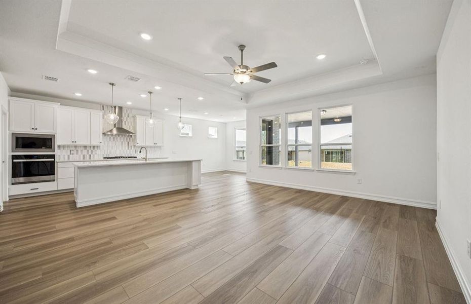 Bright and inviting gathering room perfect for entertaining *Real home pictured Bright and inviting gathering room perfect for entertaining *Real home pictured