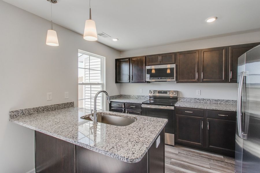 Furnished interior view inside a new home in Astoria, Columbia (Image 7).