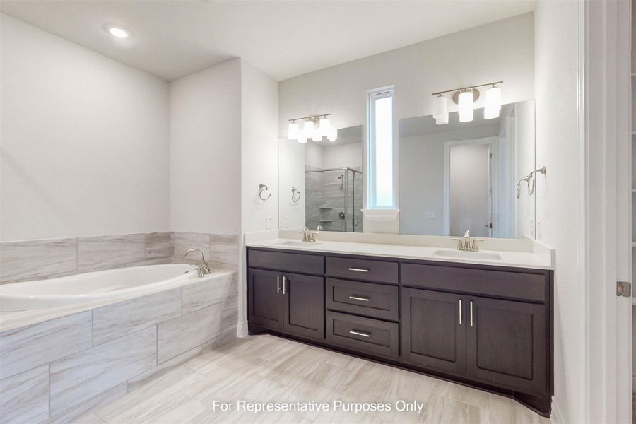 Furnished interior view inside a new home in Barksdale, Leander (Image 7).
