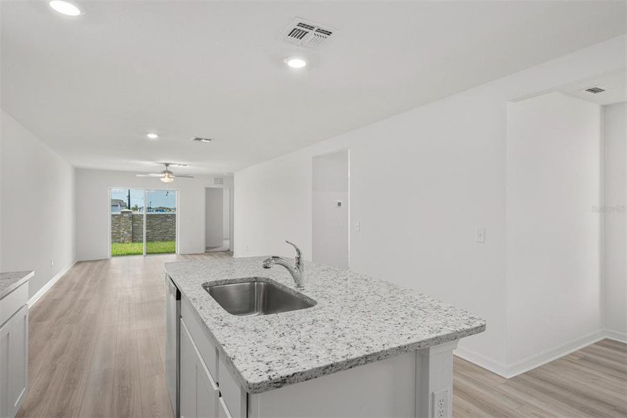 Furnished interior view inside a new home in Gum Lake Preserve, Lake Alfred (Image 6).