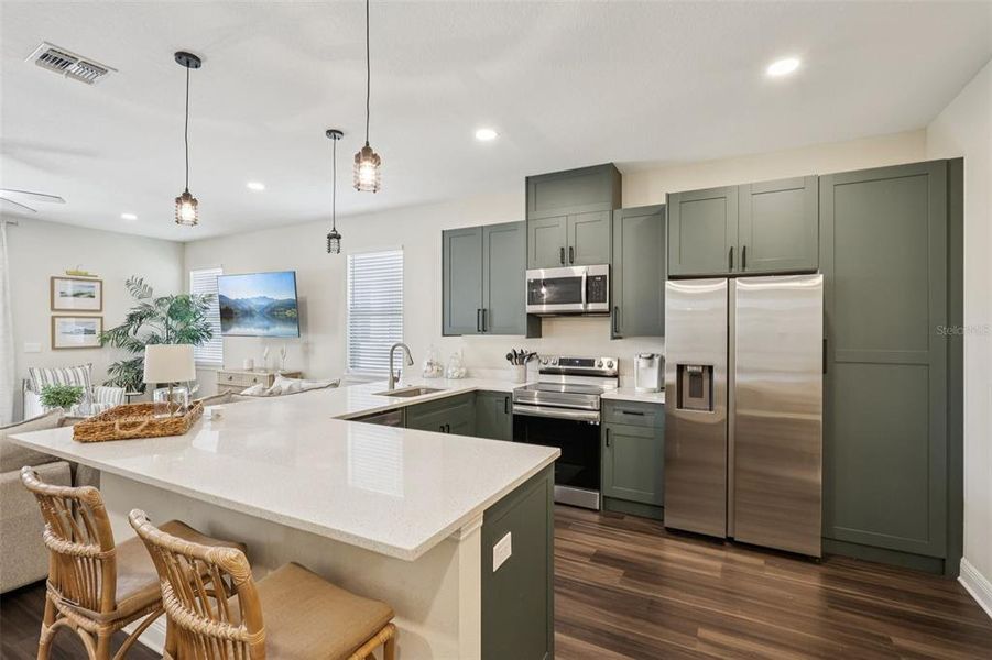 Furnished interior view inside a new home in , Tampa (Image 10).