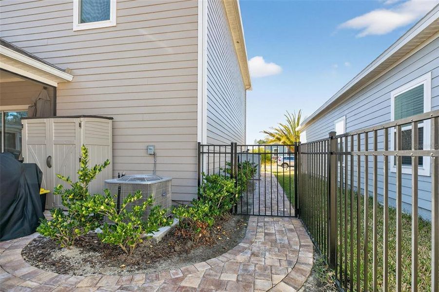 Exterior details and patio area of a home in Trailmark, St. Augustine (Image 27).