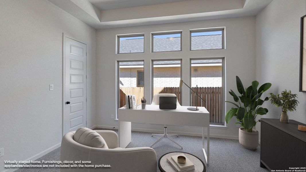 Furnished interior view inside a new home in Haby Hill 50', San Antonio (Image 18).