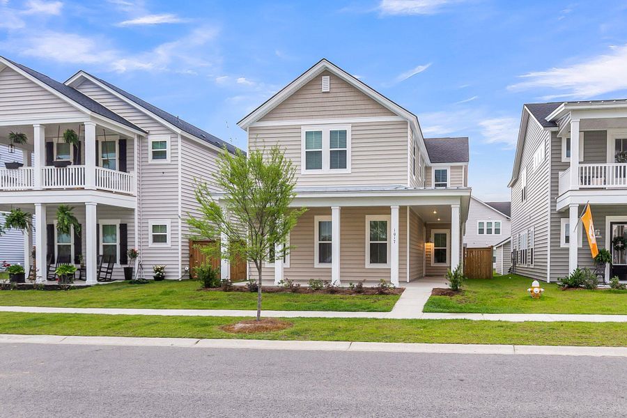 Front exterior of a new home in , Summerville, SC, highlighting curb appeal (Image 26).