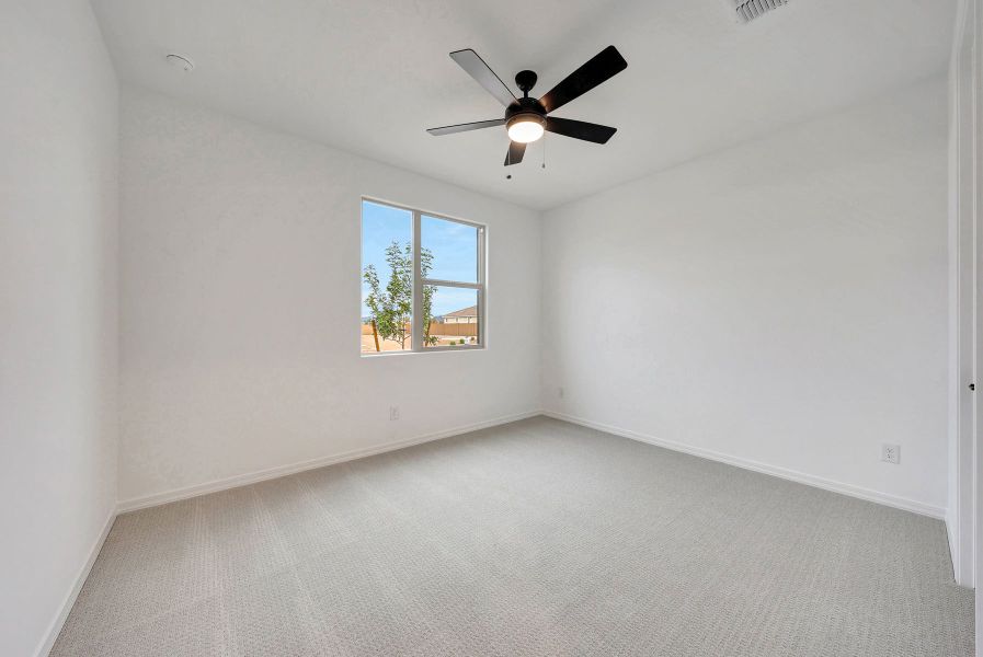 Representative unfurnished interior of a home built from the Ash by Mattamy Homes in Las Ventanas, Goodyear (Image 18). Representative unfurnished interior of a home built from the Ash by Mattamy Homes in Las Ventanas, Goodyear (Image 18).