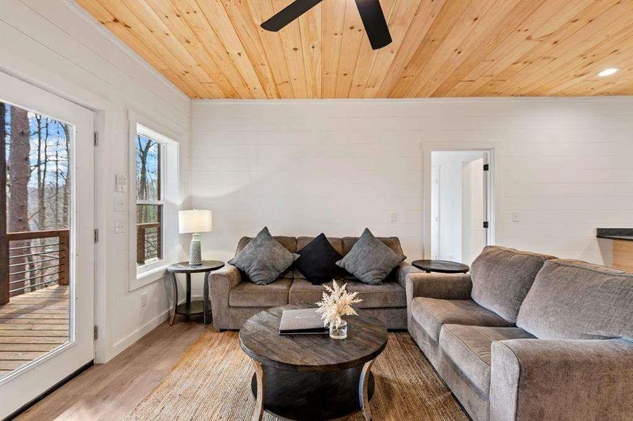 Furnished interior view inside a new home in , Morganton (Image 45).