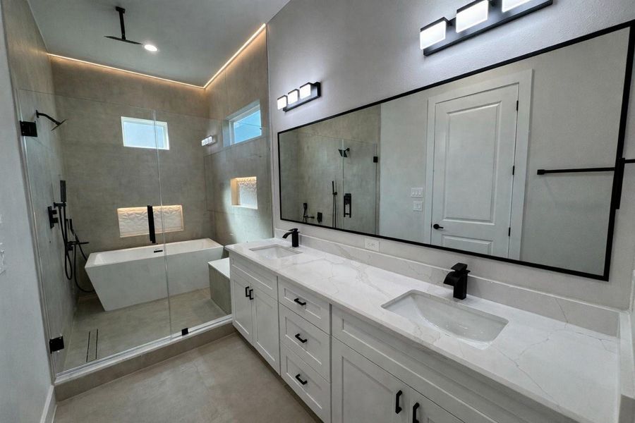 Furnished interior view inside a new home in , Houston (Image 10).