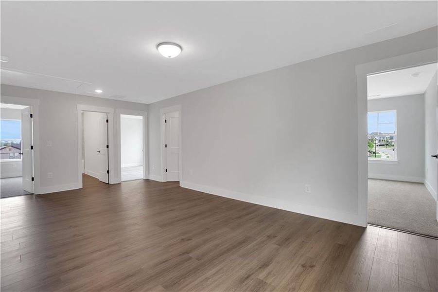 Spacious, unfurnished interior of a new home in Twin Lakes, Hoschton (Image 34). Spacious, unfurnished interior of a new home in Twin Lakes, Hoschton (Image 34).
