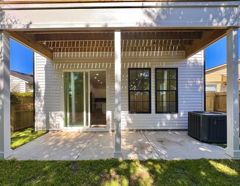 Exterior details and patio area of a home in , North Charleston (Image 28).