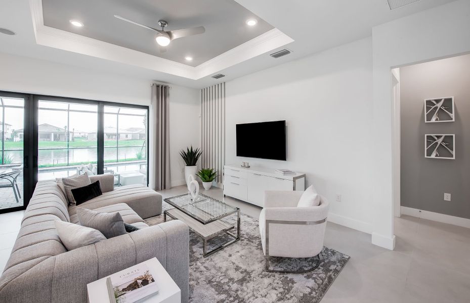 Furnished interior view inside a new home in SeaFlower, Bradenton (Image 6).