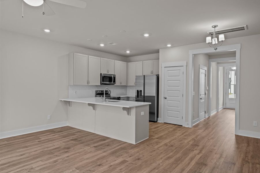 Furnished interior view inside a new home in Founder's Park, Lincolnville (Image 6). Furnished interior view inside a new home in Founder's Park, Lincolnville (Image 6).