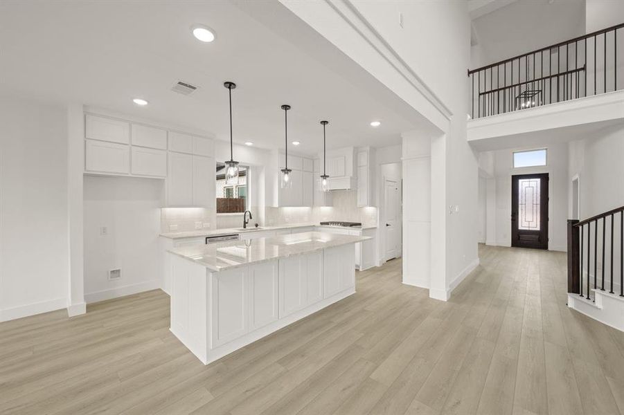 Furnished interior view inside a new home in High Country, Burleson (Image 14).