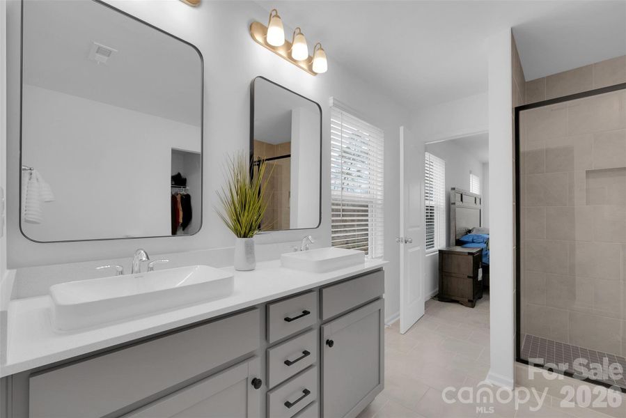 Primary Double Vanity