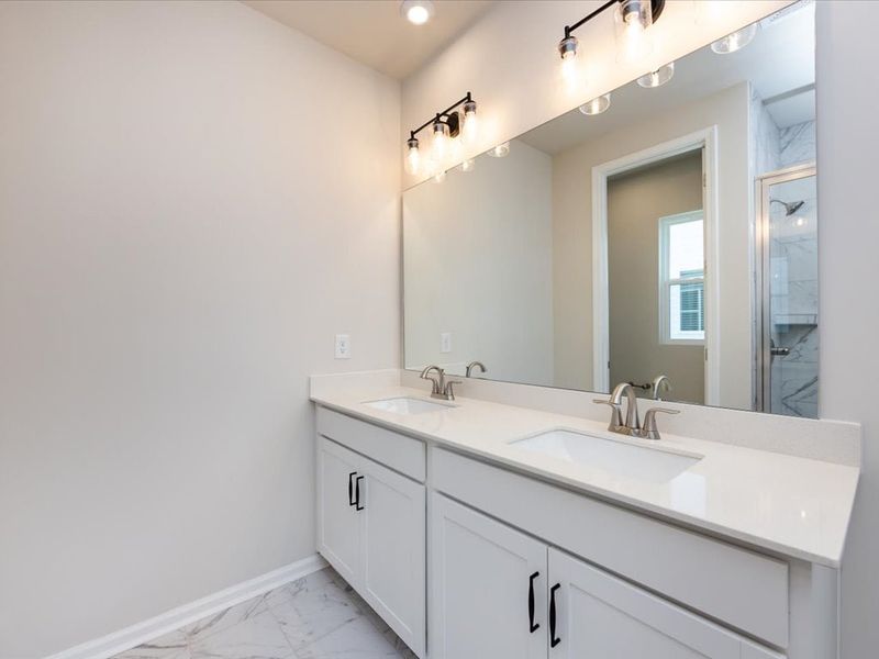 Furnished interior view inside a new home in Fifteen 15 Cannon, Charlotte (Image 11).