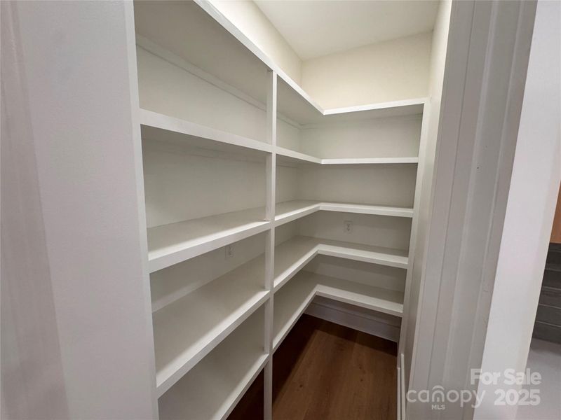 Great pantry space!