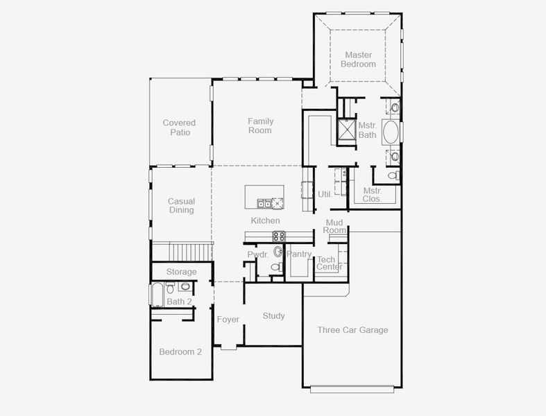 2D floor plan layout for the Willis - Single Family Homes by Coventry Homes in Parmer Ranch, Georgetown, TX (Image 3). 2D floor plan layout for the Willis - Single Family Homes by Coventry Homes in Parmer Ranch, Georgetown, TX (Image 3).