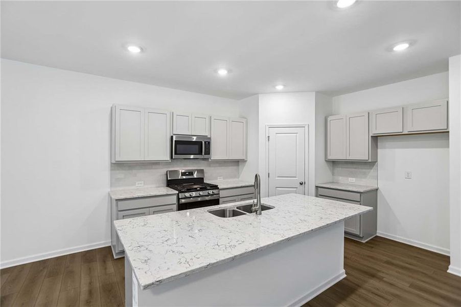 Furnished interior view inside a new home in The Pointe at Heron Bay, Locust Grove (Image 7).