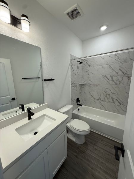 Furnished interior view inside a new home in Sage Collection – Freedom at Anthem, Kyle (Image 5). Furnished interior view inside a new home in Sage Collection – Freedom at Anthem, Kyle (Image 5).