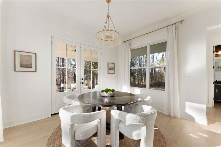 Furnished interior view inside a new home in , Cumming (Image 12). Furnished interior view inside a new home in , Cumming (Image 12).