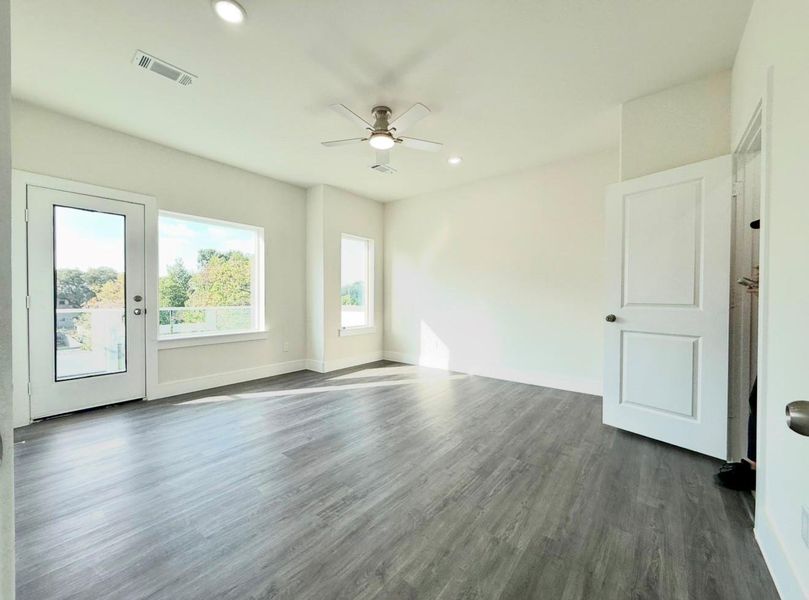 Spacious, unfurnished interior of a new home in , Houston (Image 11). Spacious, unfurnished interior of a new home in , Houston (Image 11).